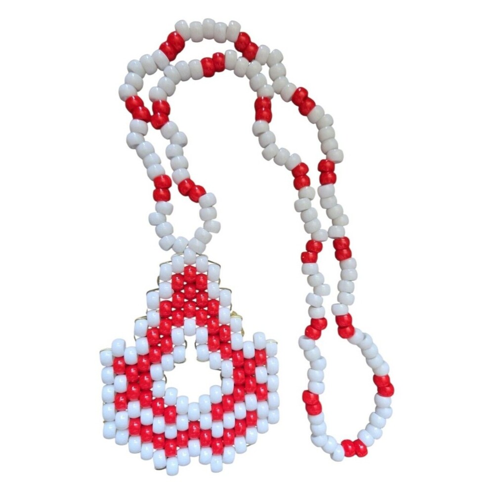 Handmade AC Theme Beaded Necklace